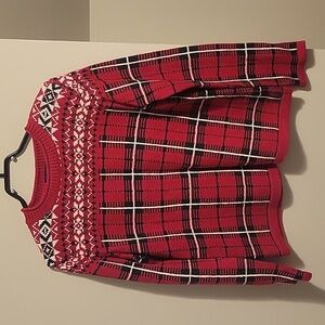 Vintage Plaid Sweater